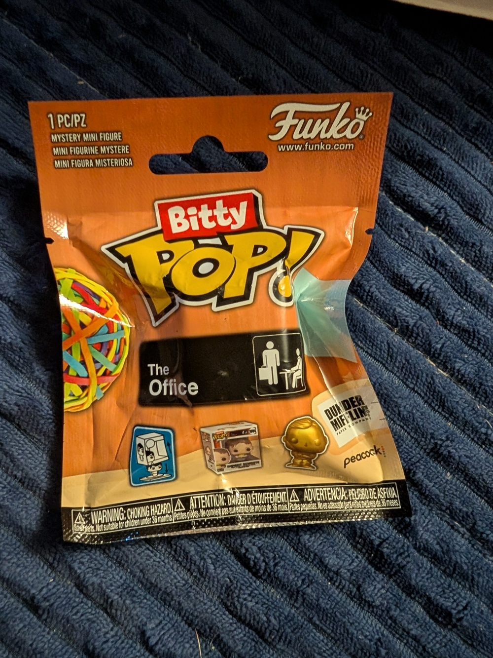 Funko Bitty Pop! The Office Collectible - Orange and Yellow Packaging